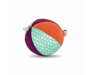 B. toys - Large Textured Plush Baby Ball - Chiming Bell - Gross Motor Skills & Sensory Development - for Babies & Toddlers - Make It Chime - 6+ Months