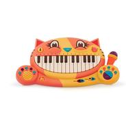 B. toys - Meowsic 28-Key Toy Piano - Children’s Keyboard Musical Instrument with Toy Microphone, Kids 2 Years +, BX1914C1Z