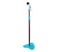 B. toys - Mic it Shine Toy Microphone with Light-Up Stand - Extendable Microphone with Bluetooth Feature and Light-Up Base for Kids 3 years + (White)