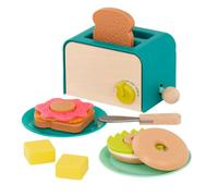 B. toys - Mini Chef - Toaster Playset - Pretend Play Breakfast Playset - 14 Pieces Brunch Set - Pop - Up Toast & Sounds - 3+ Years