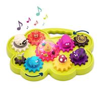 B. toys - Mooosical Gears - Musical Toy - Spinning Gears & Farm Animals - Educational Toys for Toddlers - Sort & Spin to Music - 18+ Months