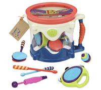 B. toys - Musical Drum - 7 Instruments Toy Drum Kit - Drumroll Please - Musical Toys for Kids 18+ Months (7 - Pieces)