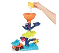 B. toys by Battat - Owl About Waterfalls Water Wheel - Sand-and-Water Sifting Tunnel for Kids 18 m+
