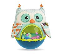 B. toys - Owl Be Back - Crawling - Tummy Time - Sensory & Musical Toy for Babies - Wobbling Toy with Colorful Balls - 6 Months