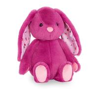 B. toys - Plush Bunny Stuffed Animal, 12-Inch Soft Baby Toy with Floppy Ears - Safe Washable Rabbit Cuddle Companion for Babies & Toddlers, Safe Materials for 0+ Months- Pink