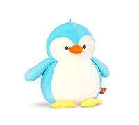 B. toys - Plush Penguin - Stuffed Animal - Soft & Squishy Blue Penguin - Washable Toy for Baby, Toddler, Kids - Huggable Squishies - Poppy Penguin - 0 Months +
