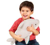 B. toys - Plush Squishy Shark - Stuffed Animal - Soft Shark - Washable Ocean Toy for Baby, Toddler, Kids - Huggable Squishies - Saylor Shark - 0+ Months