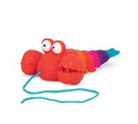 B. toys - Pull Along Lobster Toy - Waggle - A - Longs - PInchy Pat Developmental Toy - Push & Pull Walking Toy with String for Babies, Toddlers & Kids - Encourages Movement & Coordination 18+ months