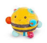 B. toys - Sensory Plush Bumble Bee with Fun Features, Interactive Play, Bumps, Colors, Textures & Sounds, Toys for Infants, Babies - 0+ Months