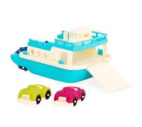 B. Toys by Battat BX1730Z Ferry Floating Bath Toy Boat with Cars for Toddlers Age 1 & Up (3 Pc)