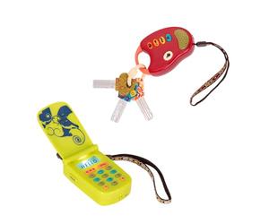 B. toys Toy Keys & Cell Phone Set, FunKeys and Hellophone, 2-Pack