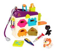 B. toys - Toy Vet Set For Toddlers, Kids - Pet Care - Pretend Play Set - Tools, Plush Toys - 2+ Years