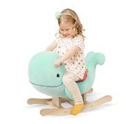 B. toys - Whale Rocker - Echo - Wooden Ride - On Rocking Toy for Toddlers - Classic & Durable Design - Active Play & Balance - 18+ Months - Adorable Whale Theme