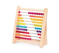 B. toys - Fruity! Wooden Abacus for Kids Classic Math Learning Toy with 100 Beads Educational for Addition, Subtraction Numbers & Counting 18+ Months