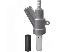 B-Type Pneumatic Derusting Sandblasting Gun Kit B1/B2 with 6/8/10/12mm Pure Boron Carbide Nozzles for Sandblasting Cabinet B2 Sandblasting Gun + Boron Carbide 80 * 20 * 6 2pcs