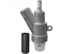 B-Type Pneumatic Derusting Sandblasting Gun Kit B1/B2 with 6/8/10/12mm Pure Boron Carbide Nozzles for Sandblasting Cabinet B2 Sandblasting Gun + Boron Carbide 35 * 20 * 6 1pcs
