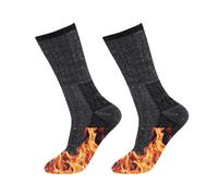 B.U.L 2 Pairs Mens Merino Military Wool Warm Thick Thermal Hiking Walking Army Combat 2.8 Tog Socks UK 6-11 / EU 39-45 (Charcoal Grey)