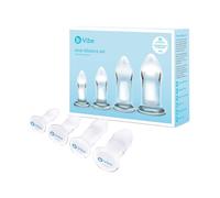 B-Vibe Anal Dilators Set 4 pc Transparent One Size