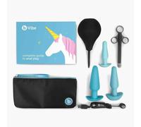 b-Vibe Anal Education Set Blue 3 Pack S M L | Prostate Butt Plug Kit