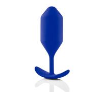 B-Vibe Anal Snug Plug 4 Silicone Weighted Butt Plug Black Green Navy Limited Edt
