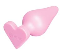b-Vibe Butties b-Mine Silicone Heart Base Butt Plug