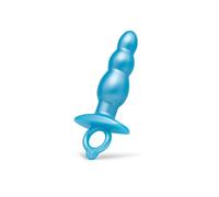 b-Vibe Butties Bounce Anal Butt Plug Blue Prostate Massager Silicone Waterproof