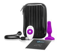 B-Vibe Novice Plug Beginners Butt Plug Anal Finger Vibrating Remote Control