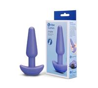 b-Vibe Shake Slimline Vibrating Silicone Butt Plug - 4 Speeds, 6 Patterns, Rechargeable Anal Vibrator for Prostate Massage & Couples Play - Soft Body-Safe Silicone