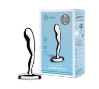 b-Vibe Stainless Steel Prostate Plug: Premium P-Spot Stimulation