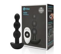 b-Vibe Triplet Anal Beads, Black | Control Plug, Sex Toys for Adults - Black