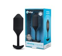 B-Vibe Vibrating Snug Plug Black X-Large Extra Large Butt Plug Anal Huge Adult