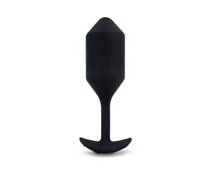B-Vibe Vibrating Snug Plug Black X-Large Extra Large Butt Plug Anal Huge Adult