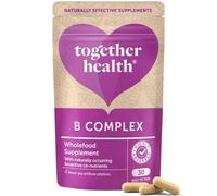 B-Vitamin Complex - Together Health - Whole Food Nutrients - 8 Essential B Vitamins - Vitamin C - Vegan Friendly - Made in The UK - 30 Vegecaps
