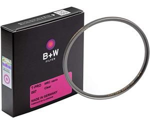 B&W 007 1097736 Protective Filter, Clear Filter (60 mm, T-Pro, Titanium Finish, MRC Nano, 16x Coated, Super Slim, Premium)