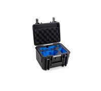 B&W International B&W Outdoor Transport Case for DJI Mini 4 Pro Drone and Fly More Combo - Type 2000 Black - Waterproof According to IP67 Certification, Dustproof, Shatterproof and Indestructible