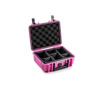 B&W International B&W Outdoor Transport Case Type 1000 Pink with Variable Compartments Waterproof according to IP67 Certification, Dustproof, Shatterproof and Indestructible, Pink, Typ 1000 - Innenmaß