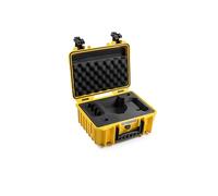 B&W International B&W Transport Case for DJI Flip Fly More Combo Drone - 3000 (PP.117) Yellow - Waterproof According to IP67 Certification, Dustproof, Shatterproof and Indestructible, Yellow, 37 x 30