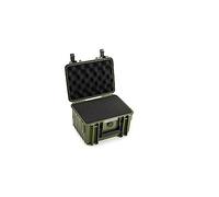 B&W International GmbH B&W Type 500 Outdoor Transport Case Yellow with Cube Foam, Bronze Green, Typ 2000 - Innenmaß 25x17x15cm, Cube Foam