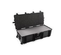 B&W International Multi-Purpose Outdoor Case 7300 (PP.1450) Black - with Foam Inserts - Waterproof (IP67), Dustproof, Shockproof, Extremely Robust