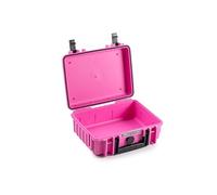 B&W International Outdoor 1000 (PP.41) Pink - Empty Case - Waterproof (IP67), Dustproof, Shockproof, Extremely Robust, Pink, Typ 1000 - Innenmaß 25x17x9cm, Empty case