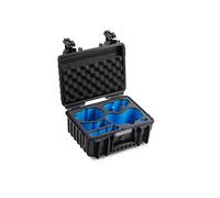 B&W International Outdoor 3000 Transport Case (PP.117) - for Antigravity A1 - Waterproof (IP67), Dustproof, Shockproof, Extremely Robust, Black, 37 x 30 x 17 cm, Antigravity A1