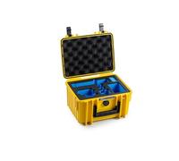 B&W International B&W Outdoor Transport Case for GoPro 9/10/11/12/13-2000 (PP.66) Yellow - Waterproof According to IP67 Certification, Dustproof, Shatterproof and Indestructible, Yellow, 27 x 22 x 17