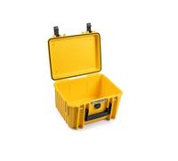 B&W Outdoor Transport Case - Type 2000 (Empty) - Yellow - Waterproof according to IP67 Certification, Dustproof, Virtually Indestructible
