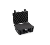 B&W Outdoor Transport Case - Type 5000 with Cubed Foam - Black - Waterproof according to IP67 Certification, Dustproof, Virtually Indestructible