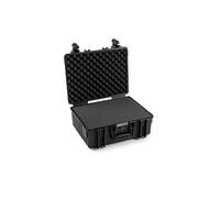 B&W Outdoor Transport Case - Type 6000 with Cubed Foam - Black - Waterproof according to IP67 Certification, Dustproof, Virtually Indestructible