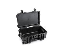 B&W Outdoor Transport Case, Type 6600, Black, Waterproof according to IP67 Certification, Dustproof, Shatterproof and Indestructible