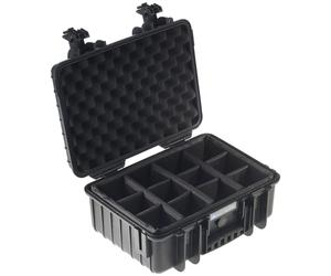 B&W Type 4000 Black Divider Universal Case