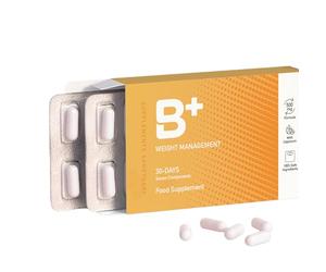 B+ Weight Managment 30 Capsules, 30 Days Supply, Supplements Sanctuary, Natural Food Supplement