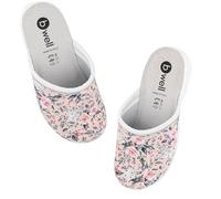 B-well Aerial Lady/Man Sanitary Clogs Women's Sanitary Clogs Men's Slippers Sanitary Slippers Women Hospital Antibacterial Shoes in Sizes 35-46, Blush Petals, 6 UK