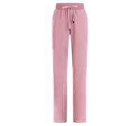 B-well Mauri Scrub Trousers Half Jogger Scrub Bottoms with 7 Pockets and Elastic Waist, Hospital Uniform Trousers with Spandex, Mauve, L